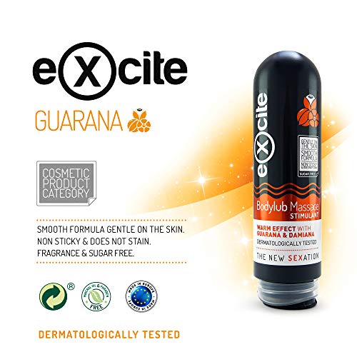 EXCITE Gel lubricante masaje íntimo con Guaraná de cultivo ecológico. Lubricante íntimo 200ml. EXCITE Gel lubricante masaje íntimo con Guaraná de cultivo ecológico. Lubricante íntimo 200ml.