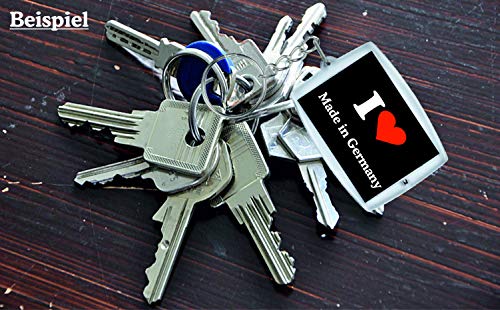 EXCLUSIVO: Llavero "I Love Wört" en Negro, una gran idea para un regalo para su pareja, familiares y muchos más! - socios remolques, encantos encantos mochila, bolso, encantos del amor, te, amigos, amantes del amor, accesorio, Amo, Made in Germany.