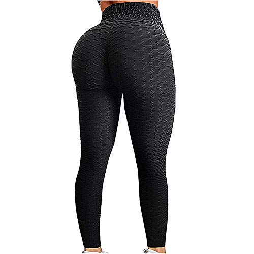 EXGOX Pantalones de yoga de cintura alta para mujer Estiramiento Correr Entrenamiento Leggings de yoga Control de abdomen Medias deportivas EXGOX Pantalones de yoga de cintura alta para mujer Estiramiento Correr Entrenamiento Leggings de yoga Control de abdomen Medias deportivas