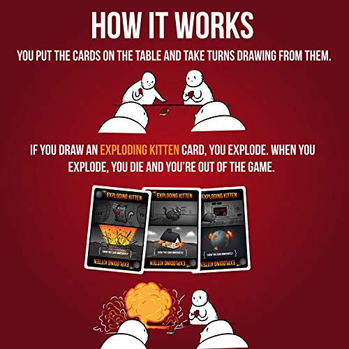 Exploding Kittens: Un Juego de Cartas - En Inglés Exploding Kittens: Un Juego de Cartas - En Inglés