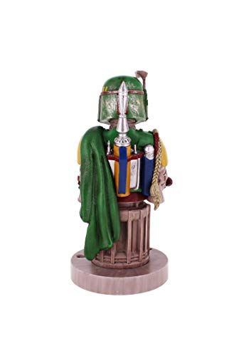 Exquisite Gaming - Cable Guy Boba Fett, Star Wars, Soporte de sujeción y carga para mando de consola y/o smartphone de tu personaje favorito con licencia de Disney, Producto con licencia oficial Exquisite Gaming - Cable Guy Boba Fett, Star Wars, Soporte de sujeción y carga para mando de consola y/o smartphone de tu personaje favorito con licencia de Disney, Producto con licencia oficial