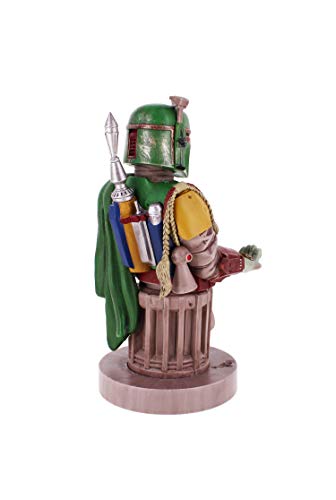 Exquisite Gaming - Cable Guy Boba Fett, Star Wars, Soporte de sujeción y carga para mando de consola y/o smartphone de tu personaje favorito con licencia de Disney, Producto con licencia oficial Exquisite Gaming - Cable Guy Boba Fett, Star Wars, Soporte de sujeción y carga para mando de consola y/o smartphone de tu personaje favorito con licencia de Disney, Producto con licencia oficial