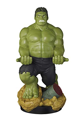 Exquisite Gaming - Cable guy XL Hulk, soporte de sujeción o carga para mando de consola, smartphone y tableta con licencia de Marvel Avengers Endgame Exquisite Gaming - Cable guy XL Hulk, soporte de sujeción o carga para mando de consola, smartphone y tableta con licencia de Marvel Avengers Endgame