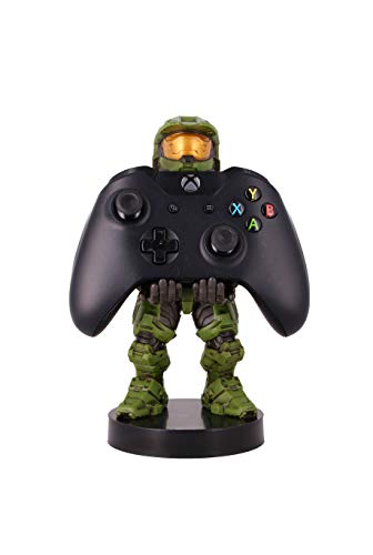 Exquisite Gaming - Exquisite Gaming - Cable guy Masterchief Halo Infinite, soporte de sujeción y carga para mando de consola y/o smartphone Exquisite Gaming - Exquisite Gaming - Cable guy Masterchief Halo Infinite, soporte de sujeción y carga para mando de consola y/o smartphone