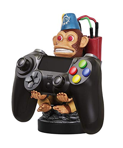 Exquisite Gaming - Exquisite Gaming - Cable guy Monkey Bomb, soporte de sujeción y carga para mando de consola y/o smartphone. Licencia oficial Call of Duty Exquisite Gaming - Exquisite Gaming - Cable guy Monkey Bomb, soporte de sujeción y carga para mando de consola y/o smartphone. Licencia oficial Call of Duty