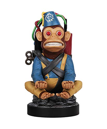 Exquisite Gaming - Exquisite Gaming - Cable guy Monkey Bomb, soporte de sujeción y carga para mando de consola y/o smartphone. Licencia oficial Call of Duty