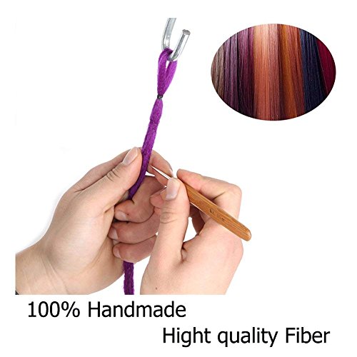 Extensiones de rastas para hombre hechas a mano, lote de 10 unidades de 30,5 cm de longitud, extensiones de pelo de estilo reggae, hiphop, cultura maya; trenzado sintético Extensiones de rastas para hombre hechas a mano, lote de 10 unidades de 30,5 cm de longitud, extensiones de pelo de estilo reggae, hiphop, cultura maya; trenzado sintético