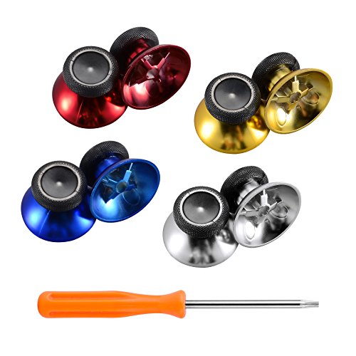 eXtremeRate Joysitcks para Mando Xbox One 10 Pieza Joysticks reemplazable Thumbstick de Caucho Botones analógico palancas de Pulgar para Mando del Xbox One Original/Elite/S/X (Multicolores) eXtremeRate Joysitcks para Mando Xbox One 10 Pieza Joysticks reemplazable Thumbstick de Caucho Botones analógico palancas de Pulgar para Mando del Xbox One Original/Elite/S/X (Multicolores)