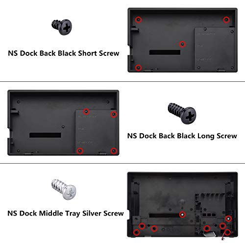 eXtremeRate Protector para Dock de Nintendo Switch Dock Cover Carcasa Accesorios Funda Dock Placa Personalizada Shell de Reemplazo Case para Nintendo Switch Dock-No Incluye Dock(Clásico NES)