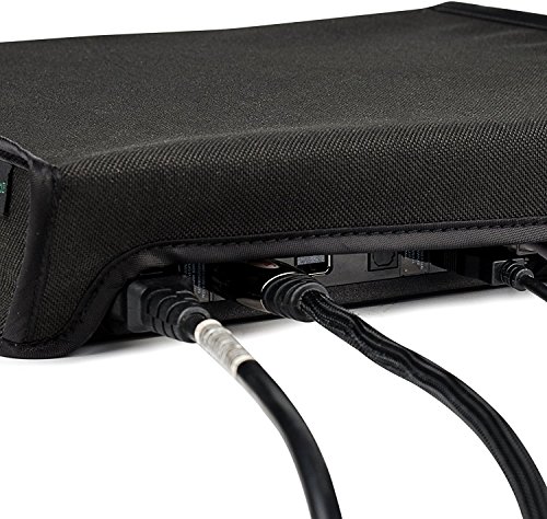 eXtremeRate Prueba de Polvo Consola PS4 Funda Cubierta Protectora Horizontal Diseño de Doble Capa Forro Corte Preciso Fácil de Acceso los Cables Guardapolvo para Consola Playstation 4 PS4 Pro(Negro) eXtremeRate Prueba de Polvo Consola PS4 Funda Cubierta Protectora Horizontal Diseño de Doble Capa Forro Corte Preciso Fácil de Acceso los Cables Guardapolvo para Consola Playstation 4 PS4 Pro(Negro)