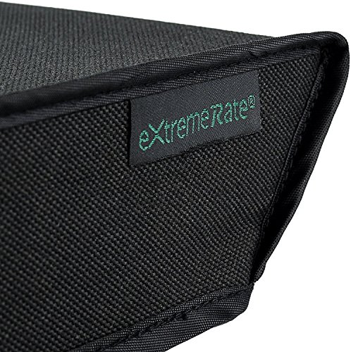 eXtremeRate Prueba de Polvo Consola PS4 Funda Cubierta Protectora Horizontal Diseño de Doble Capa Forro Corte Preciso Fácil de Acceso los Cables Guardapolvo para Consola Playstation 4 PS4 Pro(Negro) eXtremeRate Prueba de Polvo Consola PS4 Funda Cubierta Protectora Horizontal Diseño de Doble Capa Forro Corte Preciso Fácil de Acceso los Cables Guardapolvo para Consola Playstation 4 PS4 Pro(Negro)