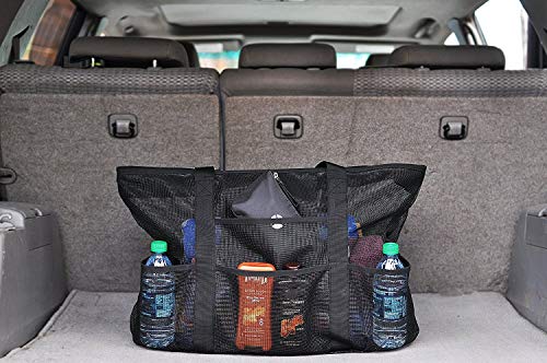 EXTSUD Bolsa de Playa Bolsa Grande de Malla Bolsa Transpirable de Almacenamiento de Juguetes Ideal para la Playa, Natación, Camping, Gimnasio, 70 x 37 x 18cm EXTSUD Bolsa de Playa Bolsa Grande de Malla Bolsa Transpirable de Almacenamiento de Juguetes Ideal para la Playa, Natación, Camping, Gimnasio, 70 x 37 x 18cm