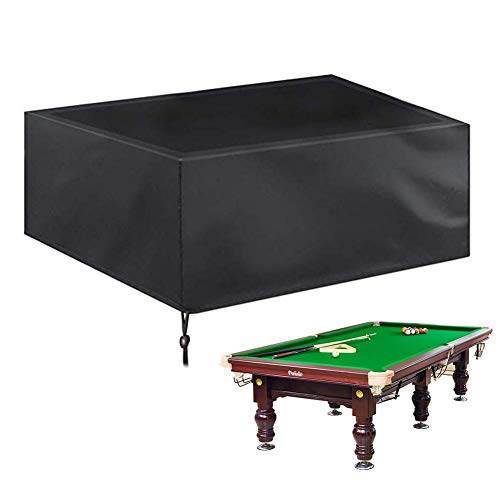 Exuberanter Cubierta De Mesa De Billar De 7/8/9 Pies, Funda Protectora para Mesa De Billar Impermeable Al Aire Libre, Cubierta De Mesa De Billar De Protección Completa De Tela Oxford 210D con Cordón Exuberanter Cubierta De Mesa De Billar De 7/8/9 Pies, Funda Protectora para Mesa De Billar Impermeable Al Aire Libre, Cubierta De Mesa De Billar De Protección Completa De Tela Oxford 210D con Cordón
