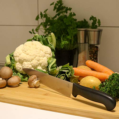 EYEPOWER XL Tabla de Cortar de Bambú 50x35x2cm Tabla de Cocina de Madera EYEPOWER XL Tabla de Cortar de Bambú 50x35x2cm Tabla de Cocina de Madera