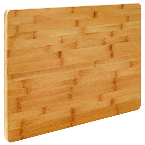 EYEPOWER XL Tabla de Cortar de Bambú 50x35x2cm Tabla de Cocina de Madera EYEPOWER XL Tabla de Cortar de Bambú 50x35x2cm Tabla de Cocina de Madera