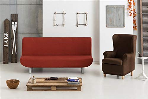 Eysa Ulises - Funda de clic-clac elástica para sofá, color gris