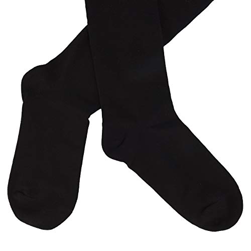 EZSTAX Medias de Rodilla para Mujer para Invierno Cálido Medias de Algodón Retro Calcetines Largos Overknee Calcetines Deportivos con Tres Rayas