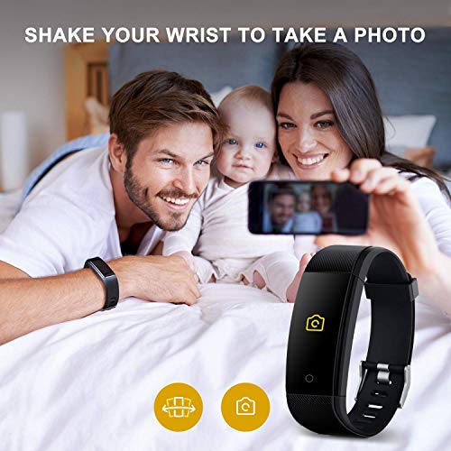 F-FISH Pulsera Actividad Inteligente Pantalla Color Reloj con Pulsómetro Impermeable Monitor de Ritmo Cardíaco Podómetro Deportiva Fitness Tracker para Mujer Hombre Niños F-FISH Pulsera Actividad Inteligente Pantalla Color Reloj con Pulsómetro Impermeable Monitor de Ritmo Cardíaco Podómetro Deportiva Fitness Tracker para Mujer Hombre Niños