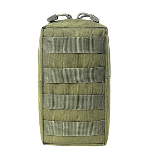F Fityle 2X Bolsa Táctica de Combate 600D Nylon Cierre de Cremallera de Cinturón Riñonera Deportiva para Escalada Ciclismo Montañismo - Verde F Fityle 2X Bolsa Táctica de Combate 600D Nylon Cierre de Cremallera de Cinturón Riñonera Deportiva para Escalada Ciclismo Montañismo - Verde