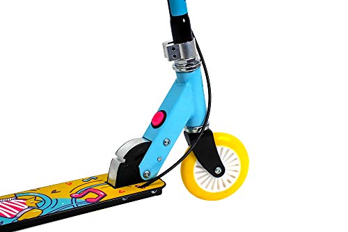 FA Sports - Patinete unisex para niños Velotouro con altura regulable, freno en el manillar y sistema patentado de plegado en un clic FA Sports - Patinete unisex para niños Velotouro con altura regulable, freno en el manillar y sistema patentado de plegado en un clic