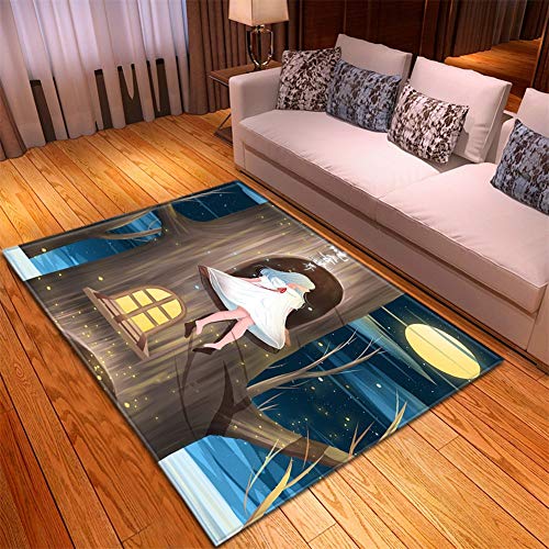 Faatee Alfombras Grandes Lavable Mullido Fácil Limpieza Tradicional IKEA Antideslizante Geométrico Vintage Niños Moderno Tree Hole Woman Sala de Estar Cocina Dormitorios Pasillo Dormitorios-70x140cm Faatee Alfombras Grandes Lavable Mullido Fácil Limpieza Tradicional IKEA Antideslizante Geométrico Vintage Niños Moderno Tree Hole Woman Sala de Estar Cocina Dormitorios Pasillo Dormitorios-70x140cm
