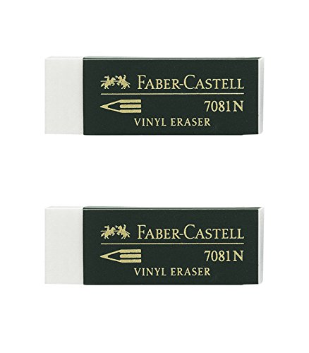 Faber-Castell - Blister 2 gomas de borrar Goldfaber blanco