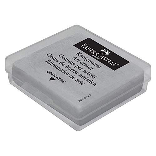 Faber-Castell - Goma de borrar en caja de plástico, color gris