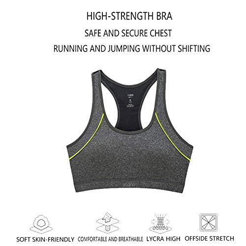 FACAI Mujeres Super Comfort Chaleco para Niñas Entrenamiento Ropa Interior De Yoga Correr Sujetador Deportivo A Prueba De Golpes Alto Corsé De Fitness Femenino Anti-hundimiento,H-M FACAI Mujeres Super Comfort Chaleco para Niñas Entrenamiento Ropa Interior De Yoga Correr Sujetador Deportivo A Prueba De Golpes Alto Corsé De Fitness Femenino Anti-hundimiento,H-M