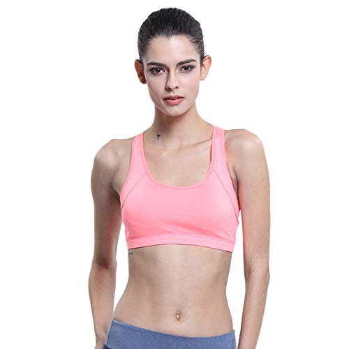 FACAI Mujeres Super Comfort Chaleco para Niñas Entrenamiento Ropa Interior De Yoga Correr Sujetador Deportivo A Prueba De Golpes Alto Corsé De Fitness Femenino Anti-hundimiento,H-M