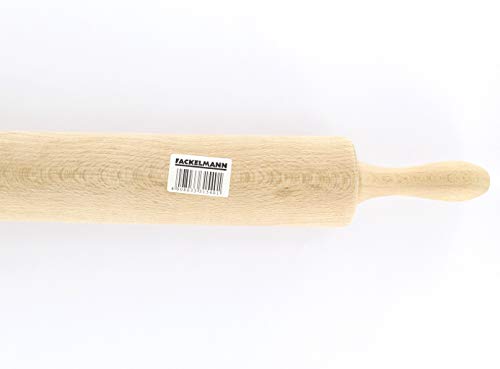 Fackelmann 31540 - Rodillo de amasar de Madera, 25 x 6 centímetros Fackelmann 31540 - Rodillo de amasar de Madera, 25 x 6 centímetros