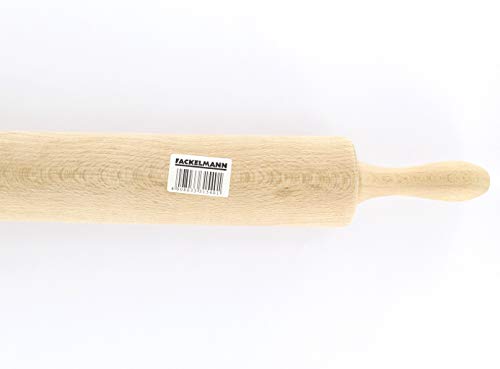 Fackelmann 31540 - Rodillo de amasar de Madera, 25 x 6 centímetros