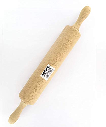 Fackelmann 31540 - Rodillo de amasar de Madera, 25 x 6 centímetros Fackelmann 31540 - Rodillo de amasar de Madera, 25 x 6 centímetros