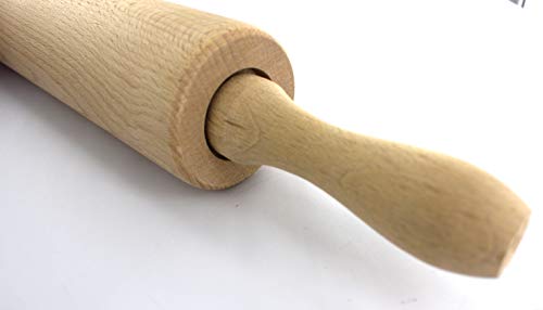 Fackelmann 31540 - Rodillo de amasar de Madera, 25 x 6 centímetros Fackelmann 31540 - Rodillo de amasar de Madera, 25 x 6 centímetros