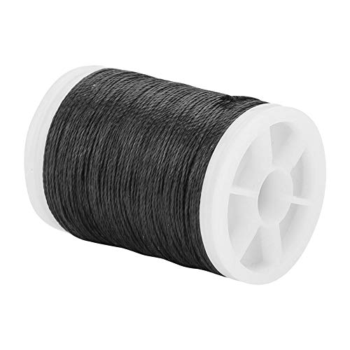 Fafeims Cuerda de Nylon de 120m con Hilo de Tiro con Arco Materiales de porción de Cuerda de Arco para Suministros de Tiro con Arco de Cuerda(Negro)
