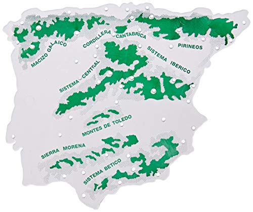 Faibo - Bolsa con 3 Plantillas, mapas España 15 x 12 cm (250)