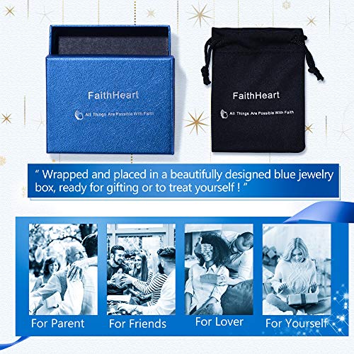 FaithHeart Cruz Medallón Sagrado San Benito Joyería Católica Acero Inoxidable para Hombre Mujer Muñequera Abrible Regalo Cumpleaños FaithHeart Cruz Medallón Sagrado San Benito Joyería Católica Acero Inoxidable para Hombre Mujer Muñequera Abrible Regalo Cumpleaños