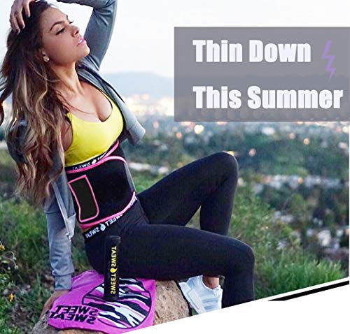Faja Reductora Adelgazante, Trimmer de Cintura Neopreno Cinturón de Sudor Ajustable Quema de Grasas Hacer Deporte Cinturón de Fitness para Mujer Hombre (Rosado, S) Faja Reductora Adelgazante, Trimmer de Cintura Neopreno Cinturón de Sudor Ajustable Quema de Grasas Hacer Deporte Cinturón de Fitness para Mujer Hombre (Rosado, S)