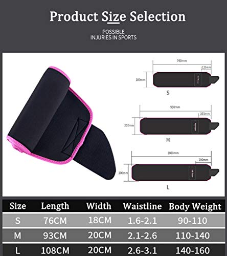 Faja Reductora Adelgazante, Trimmer de Cintura Neopreno Cinturón de Sudor Ajustable Quema de Grasas Hacer Deporte Cinturón de Fitness para Mujer Hombre (Rosado, S) Faja Reductora Adelgazante, Trimmer de Cintura Neopreno Cinturón de Sudor Ajustable Quema de Grasas Hacer Deporte Cinturón de Fitness para Mujer Hombre (Rosado, S)