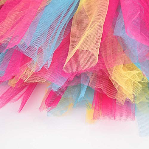 Falda del Tutu para Niña,SHOBDW Niños Bebé Regalos de Cumpleaños Elasticidad Fluffy Layered Rainbow Mini Pettiskirt Ballet Falda Fiesta de Regalo de Cumpleaños de Lujo Traje de Baile(A) Falda del Tutu para Niña,SHOBDW Niños Bebé Regalos de Cumpleaños Elasticidad Fluffy Layered Rainbow Mini Pettiskirt Ballet Falda Fiesta de Regalo de Cumpleaños de Lujo Traje de Baile(A)
