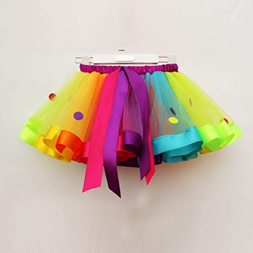 Falda del Tutu para Niña,SHOBDW Niños Regalo De Cumpleaños Color De Falda del Arco Iris Pettiskirt Bowknot Falda Princesa Danza Rendimiento Traje Mullido Tutu Vestido Ropa de Baile(B,1-3 Años) Falda del Tutu para Niña,SHOBDW Niños Regalo De Cumpleaños Color De Falda del Arco Iris Pettiskirt Bowknot Falda Princesa Danza Rendimiento Traje Mullido Tutu Vestido Ropa de Baile(B,1-3 Años)