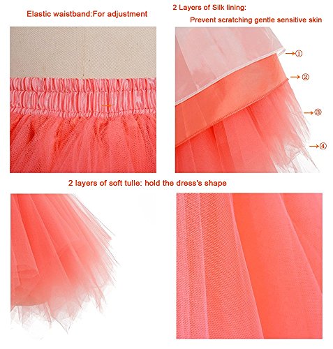 Faldas de Tulle Falda Corta de Cancan de Las Mujeres Retro Falda Rockabilly Traje de Danza Ballet Tutu Pettiskirt Traje de Carnaval (Contorno de Cintura: 23.62-35.4 Pulgadas, Blanco) Faldas de Tulle Falda Corta de Cancan de Las Mujeres Retro Falda Rockabilly Traje de Danza Ballet Tutu Pettiskirt Traje de Carnaval (Contorno de Cintura: 23.62-35.4 Pulgadas, Blanco)