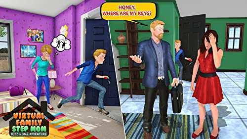 Familia virtual Step Mom Kids Home Adventure