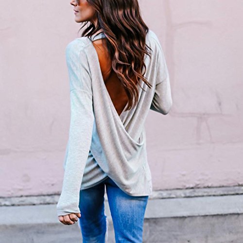 FAMILIZO Tops Mujer Fiesta Elegante Manga Larga Camisetas Mujer Verano Tops Mujer Primavera Camisetas Mujer Manga Larga Algodon Tallas Grandes Mujer Fiesta Blusas (L, Gris) FAMILIZO Tops Mujer Fiesta Elegante Manga Larga Camisetas Mujer Verano Tops Mujer Primavera Camisetas Mujer Manga Larga Algodon Tallas Grandes Mujer Fiesta Blusas (L, Gris)