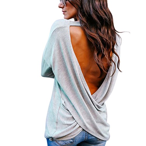 FAMILIZO Tops Mujer Fiesta Elegante Manga Larga Camisetas Mujer Verano Tops Mujer Primavera Camisetas Mujer Manga Larga Algodon Tallas Grandes Mujer Fiesta Blusas (L, Gris) FAMILIZO Tops Mujer Fiesta Elegante Manga Larga Camisetas Mujer Verano Tops Mujer Primavera Camisetas Mujer Manga Larga Algodon Tallas Grandes Mujer Fiesta Blusas (L, Gris)