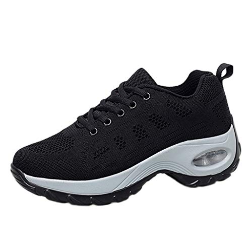 FAMILIZO Zapatillas Mujer Running Zapatillas Deportivas De Mujer Sneakers Women Primavera del Ocio De La Malla Beathing Aumentó Grueso De Fondo Zapatillas Atléticas Zapatos