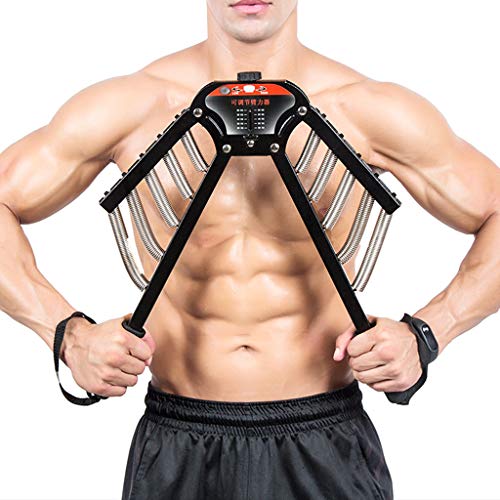 Family History Hombres Brazo Máquina Hogar Fitness Equipo Músculo Pectoral Entrenamiento Equipo Ajustable Multifunción Brazo Barra Fitness Movimiento Metal Brazo Máquina,Metallic