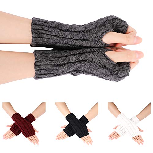 Familybox Guantes Sin Dedos Mujer, 4 Pares Guantes Brazo Manoplas sin dedos Mitones de punto, Calentadores de brazo Mitones Manoplas de punto Mitones Guantes de invierno para Mujeres Familybox Guantes Sin Dedos Mujer, 4 Pares Guantes Brazo Manoplas sin dedos Mitones de punto, Calentadores de brazo Mitones Manoplas de punto Mitones Guantes de invierno para Mujeres