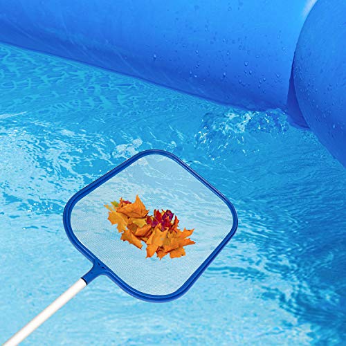 Familybox Red de Piscina Kit, Skimmer Recoge Hojas Recogehojas para Pisina con Barra telescópica de Aluminio Desmontable de Limpieza Kit de Mantenimiento para Piscinas (Skimmer Piscina Desnatadora)