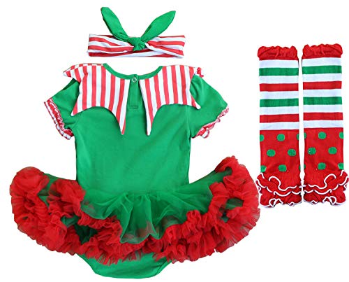 FANCYINN Vetidos Navidad Niña Tutu Falda Conjuntos Ropa Bebe Set Leggins