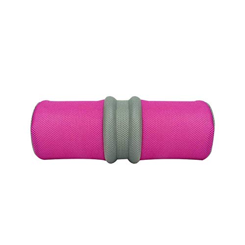 Fancylande Bolster Yoga Almohadón Rodillo Relleno de Espelta - Cubierta en Algodon Lavable-Cojin Rodilla Yoga - Bolster Yoga Espuma Algodon